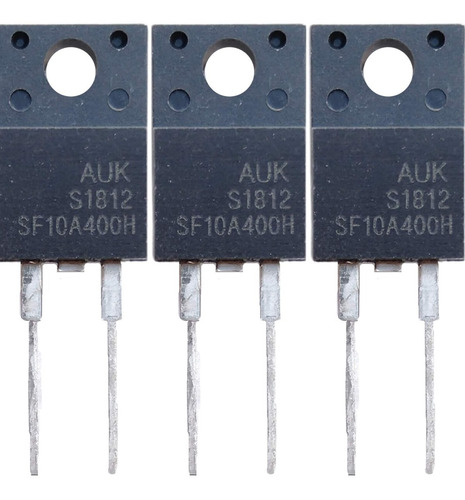 Kit - 3x Sf10a400h Sf 10a400h Sf10a400 H 400v 10a 