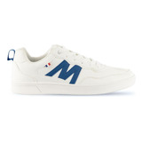 Zapatilla Hombre Street Michelin Footwear Ps19 Blanco Azul