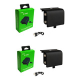 Kit 2 Baterias Recarregáveis Para X-box One Controle + Cabo