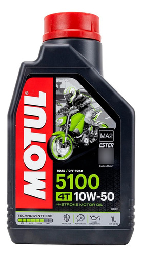 Motul 5100 10w 50 Semi Sintetico 1 Lt Aceite Moto Original