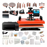 Kit Combo 8 En 1 Tlp 29x38 Sublimar + Impresora + 70 Extras Color Red