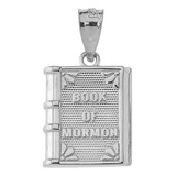 Joyería Religiosa Colgante De Plata Fina Del Libro De Mormón