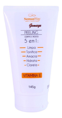 Peeling - Corpo E Rosto - 5 Em 1 - 145g