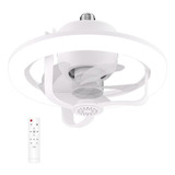 Ventilador De Techo 50w Con Luz Integrada E27 Remote Ceiling