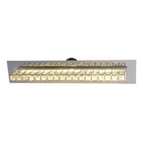 Aplique Sara I I I Acero Inoxidable Cromo C/ Caireles Led Xl