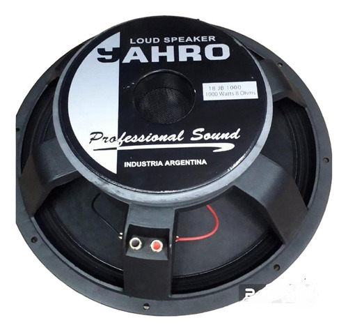 Parlante Jahro 18 Jb1000 Campana De Fundicion 1000w Rms!!!!!