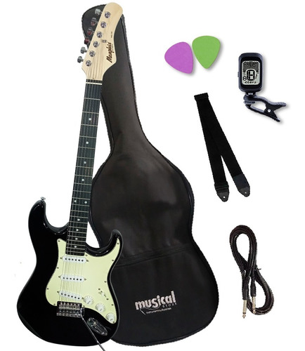 Kit Guitarra Stratocaster Tagima Memphis Mg 30 C/ Afinador