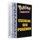 Pasta Fichário Álbum Cartas Cards Pokémon 30 Folhas + Brinde