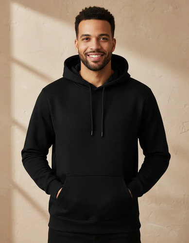 Sudadera Lisa Algodón Deportivo Con Capucha | Envío gratis