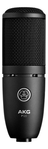 Micrófono Akg P120 Condensador Cardioide Color Negro