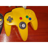 Joystick Nintendo 64 Amarillo Impecable Stick 10ptos