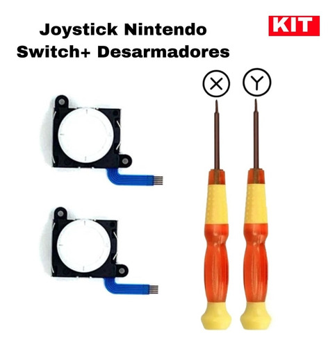 2 Joystick 3d Para Nintendo Switch Joycon + Desarmadores +/y