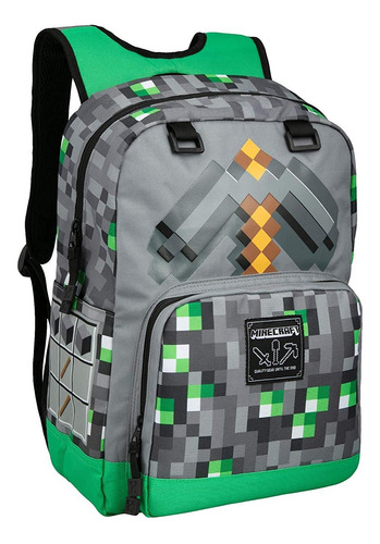 Mochila 103p Minecraft Adolescentes Niños Niños Niños Estudi