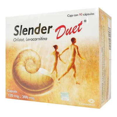 Slender-duet Cápsulas 200\u002F120 Mg, 90 Cápsulas | Envío gratis