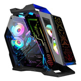 Gabinete Gamer Xzeal Micro Atx 4 Fan Argb Cristal Templado