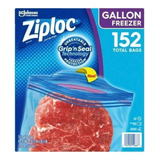 Bolsas Ziploc Easy Open De 1 Galón Para Congelador 152 Pzs 