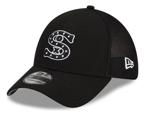 Gorra New Era Original | 39thirty Cerrada | White Sox -black