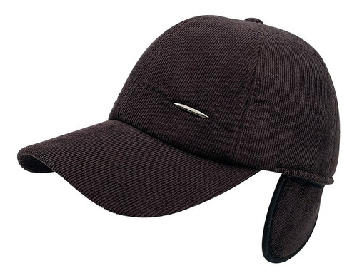 Gorra Corderoy Trama Fina Tela Gruesa Abrigada Con Orejeras