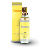 Perfume Feminino Happiness 15ml Amakha Paris Fragrância Floral Dia E Noite Edp Fixação Spray Presente Notas