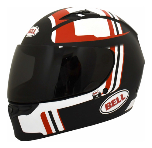 Casco Bell Qualifier Torque Rojo Visor Transparente