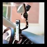 Suporte P/ Celular Clip Retrovisor Mesa Multi Aplicações Cor Cinza