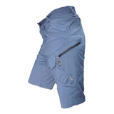 Bermuda Cargo Elastizada Hombre Trekking Explora Quilmes