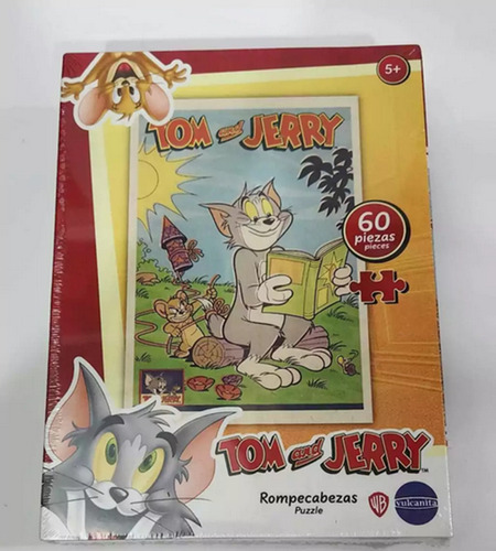 Puzzle Rompecabezas 60 Piezas 1740 Tom Y Jerry Cohete Niños 