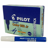 Caneta Hidrográfica Pilot Color 850 Jr Azul 12 Unidades