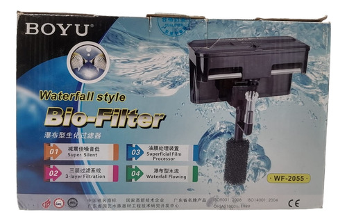 Boyu Filtro Cascada Wf2055 200l Acuario Peces Pecera