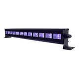 Luz Led Uv Negra Para Fiestas Fluor Ultravioleta Barra 18x3w