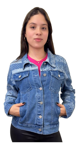 Chaqueta Jean Dama Oz9185 S/m, M/l, Lx/l Oferta