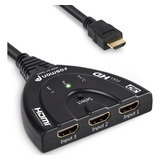 Switch Selector 1 Hdmi A 3 Hdmi A Botonera , Hd 1080p