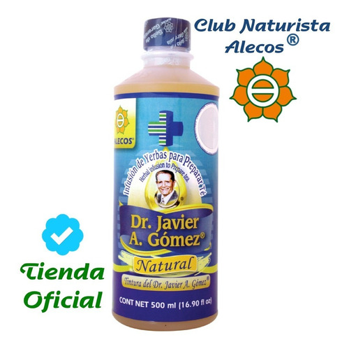 Tintura De Yerbas Del Dr. Javier A. Gómez De Alecos®, 500ml