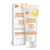 Protetor Solar Facial Cenoura E Bronze Fps70 50g Colageno