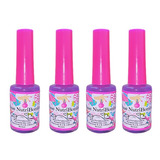 4 Esmalte Base  Nutri Bomba Fortalecedora De Unhas 