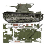 Tanque T-26 Escala 1.25 Papercraft