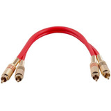 Cable De Conexion Audio 2 Rca M/m | Saprca1-rd | Rojo / 0...