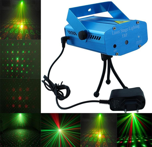Proyector Laser De Luces Rítmico Fiesta Disco Navideño