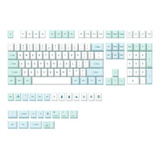 133 Keys Pbt Dye Sub Keycaps Xda Minimalista Verde Gelo Ment