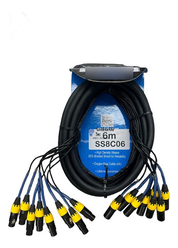 Cable Sub-snake Solcor 8 Canales 6 Metros Medusa