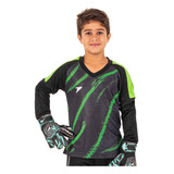 Camisa Goleiro Infantil Manga Longa Poker Orbit 04459