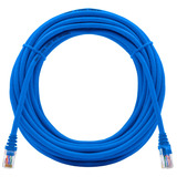 Cabo Para Internet Cat5e Rj45 - 6 Metros Azul Com Capa