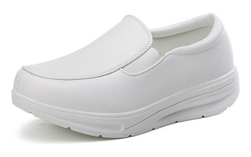 Pequeños Zapatos De Refuerzo Blancos, Zapatos De Enfermera