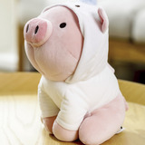 Miniso Peluche De Cerdito Sentado Con Capucha De Unicornio