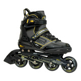 Patines En Línea Aerio Q-60, Hombre - Negro/amarillo