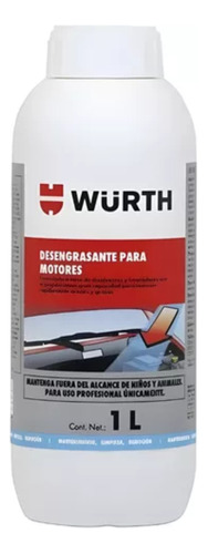 Desengrasante Para Motores Würth 1l