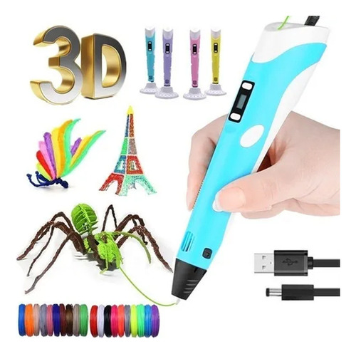 Kit De Bolígrafo For Impresora 3d+recambio De Filamento De