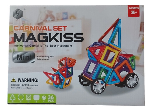 Carnival Set Magkiss Juego De Piezas Magnéticas Para Niños