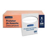 Kit 6 Refil Protetor De Assento Descartável C/100 Folhas