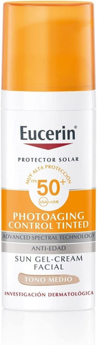 Protector Solar Eucerin Photoaging  Fps 50  Tono Medio